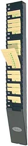 Black Pack of 2 Time Card Rack C8475