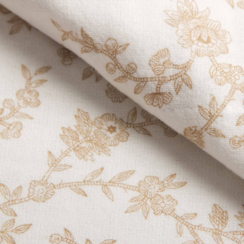 Beige Flannel Full Sheet Set C650