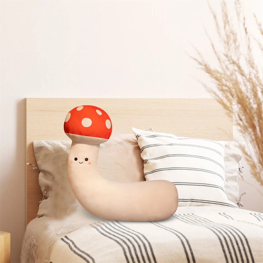 Mushroom Plush Doll Soft Stuffed Pillow Ornament I664