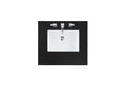 26 inch Single Top with Sink Black Quartz Finish O3893