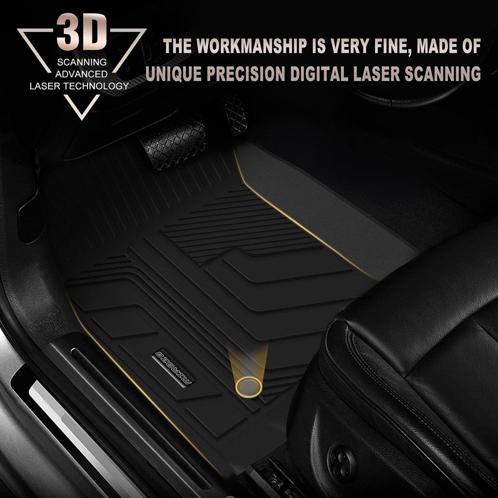 All Weather Car Floor Mats Front & Rear Row H541603