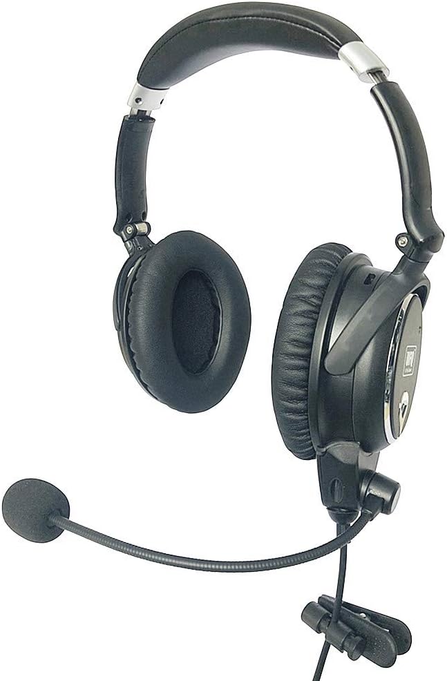 Aviation Headset with Metal Shaft and MP3 Input U476