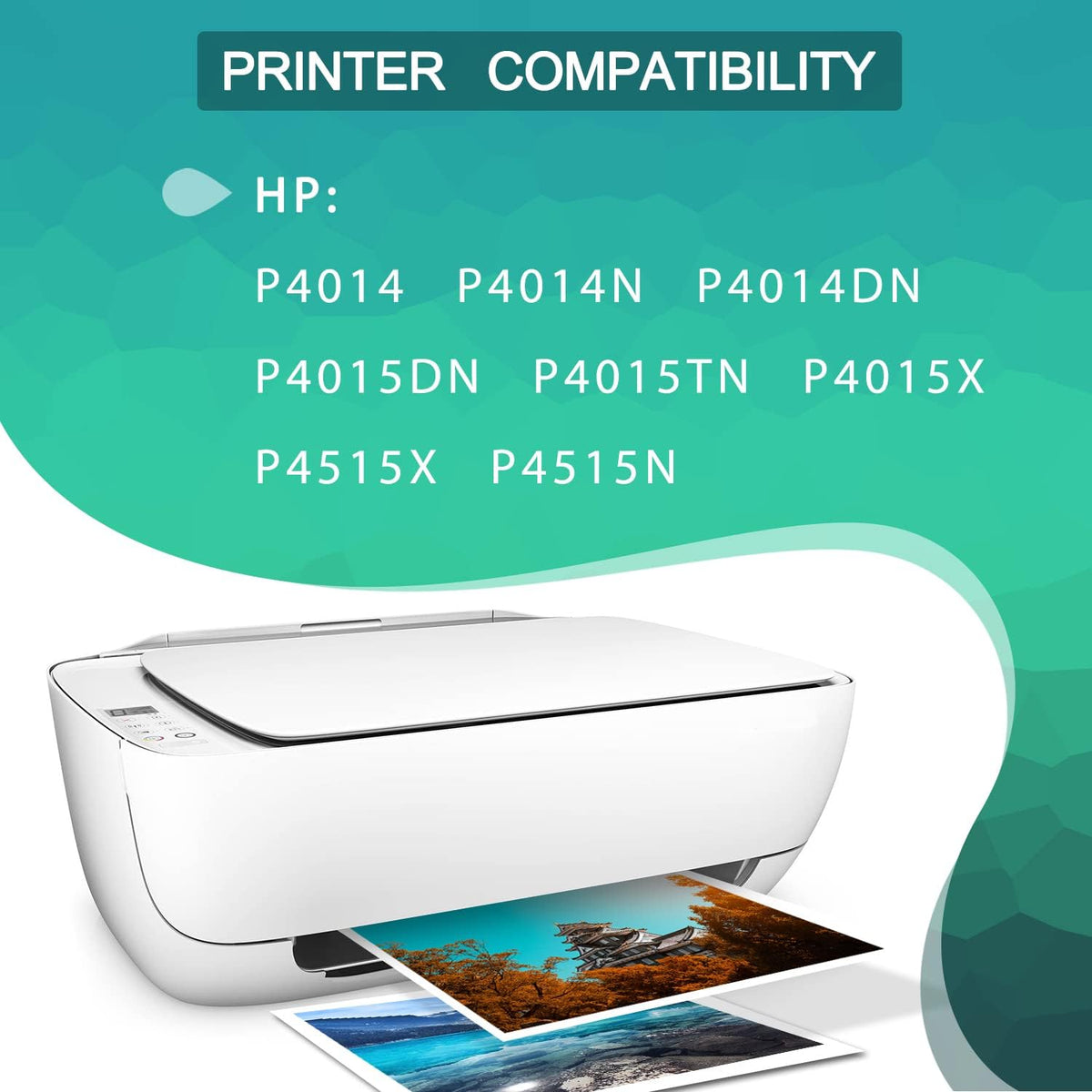 2 Pack Compatible Toner Cartridge for HP Printer T6934