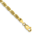 10 Karat Yellow Gold 4mm Diamond Cut Rope Chain I312