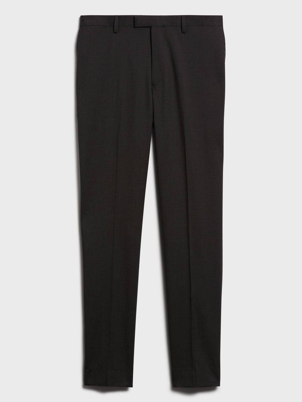 Slim Solid Italian Wool Suit Pant Charcoal Tall 32W 36L A73938