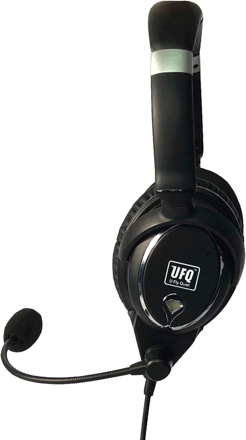 Aviation Headset with Metal Shaft and MP3 Input U476