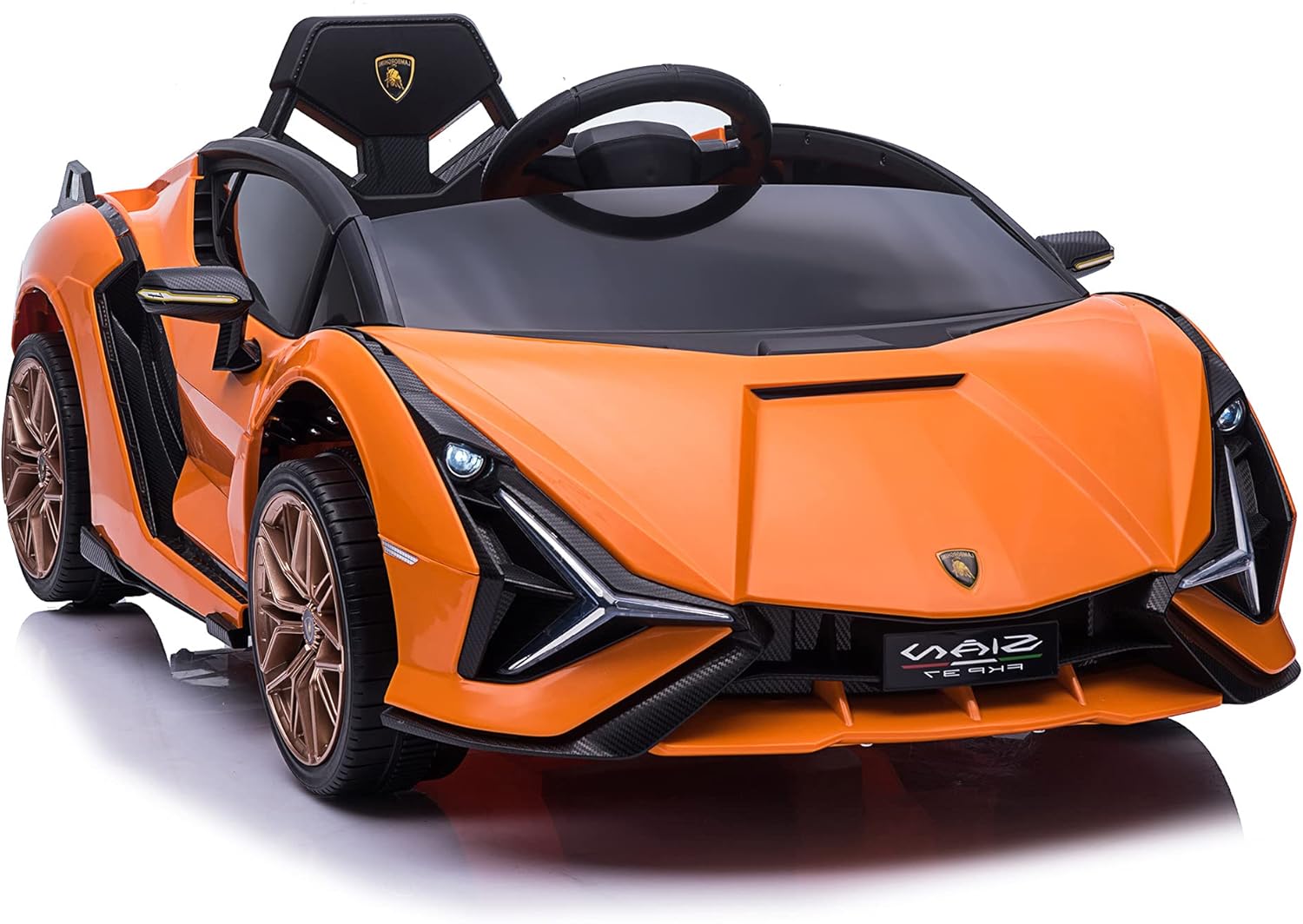 Red Licensed Lamborghini Sian 12V Electric Ride On Car with Parent Remote Control A93199