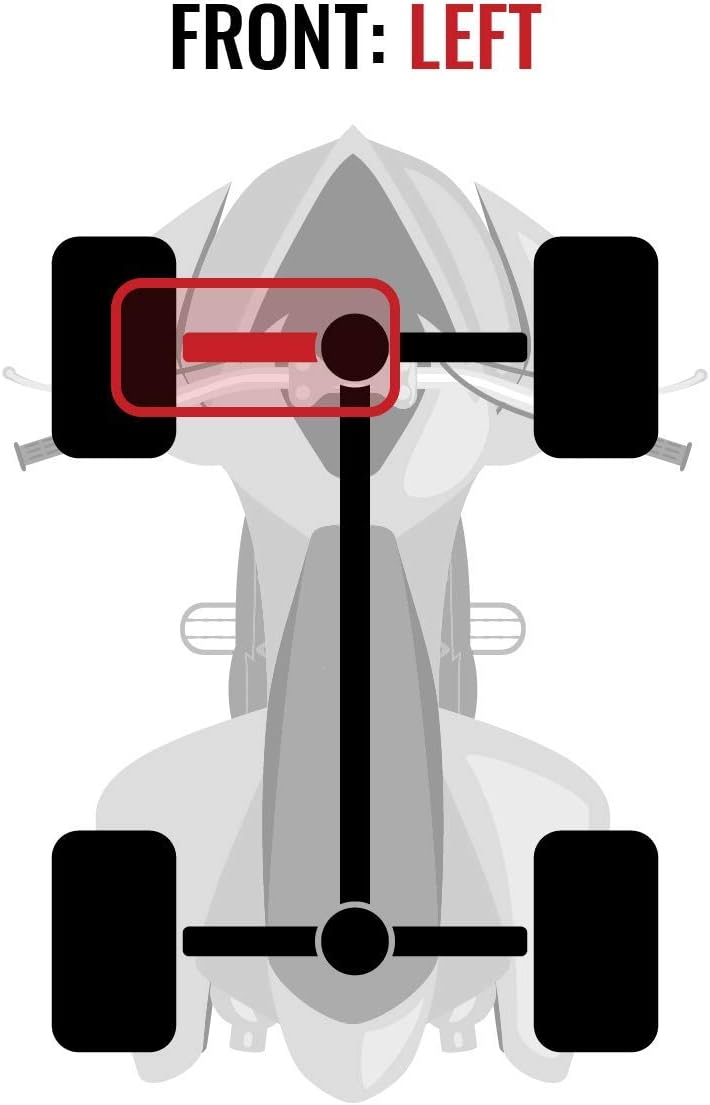 Front Left Axles for Can-Am Renegade 1000 4X4 S9704
