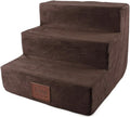3 Steps Anti-Slip Removable Pet Ladder Stairs (Brown) X633