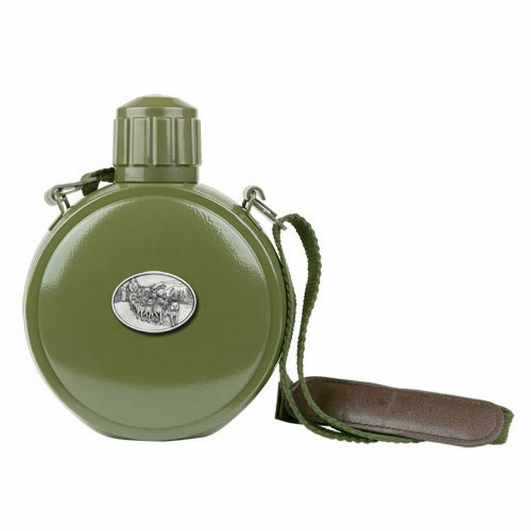 Pewter Accent Stainless Steel Canteen N52185
