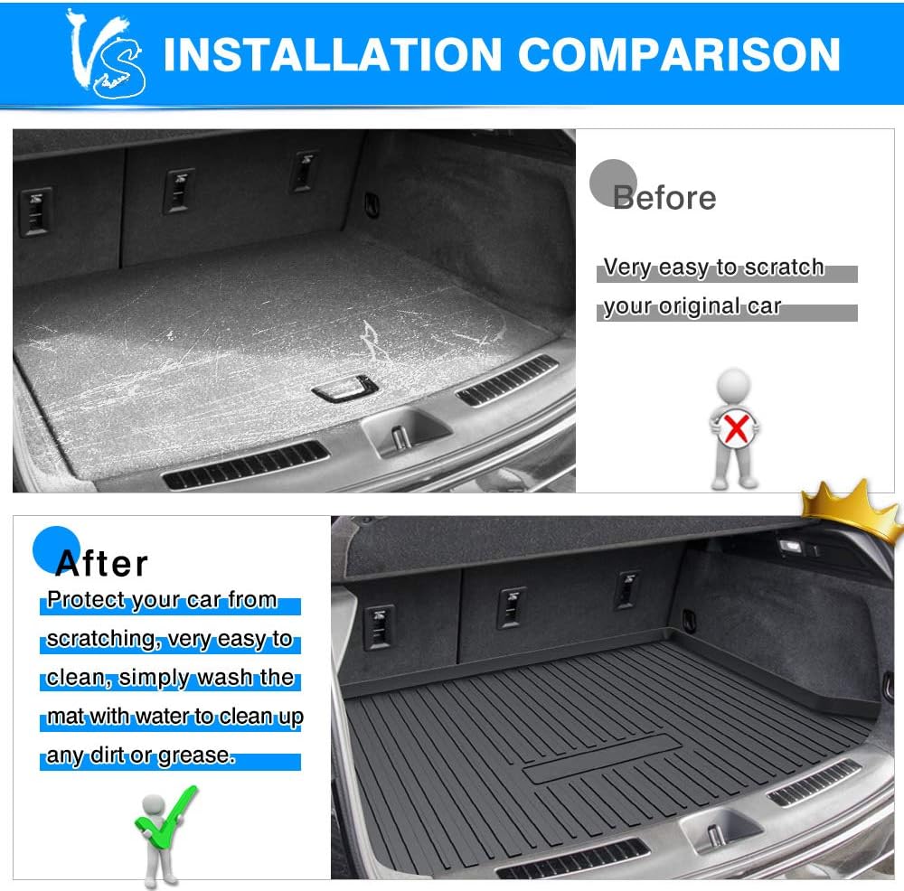 Custom Fit Cargo Liner Trunk Mat for Cadillac XT4 O9877