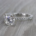 950 Platinum Solitaire Ring U158