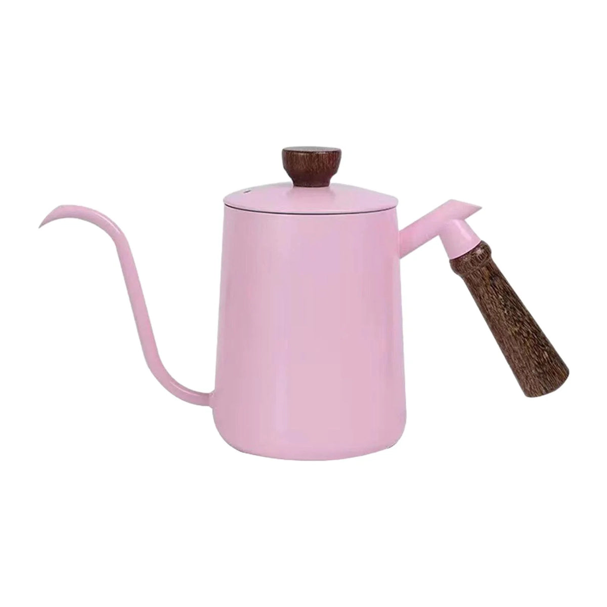 Pink 20oz Stainless Steel Drip Coffee Kettle with Long Narrow Spout C712
