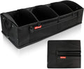 Trunk Organizer with 4 Adjustable Compartments Foldable Portable Car Organizer G63433