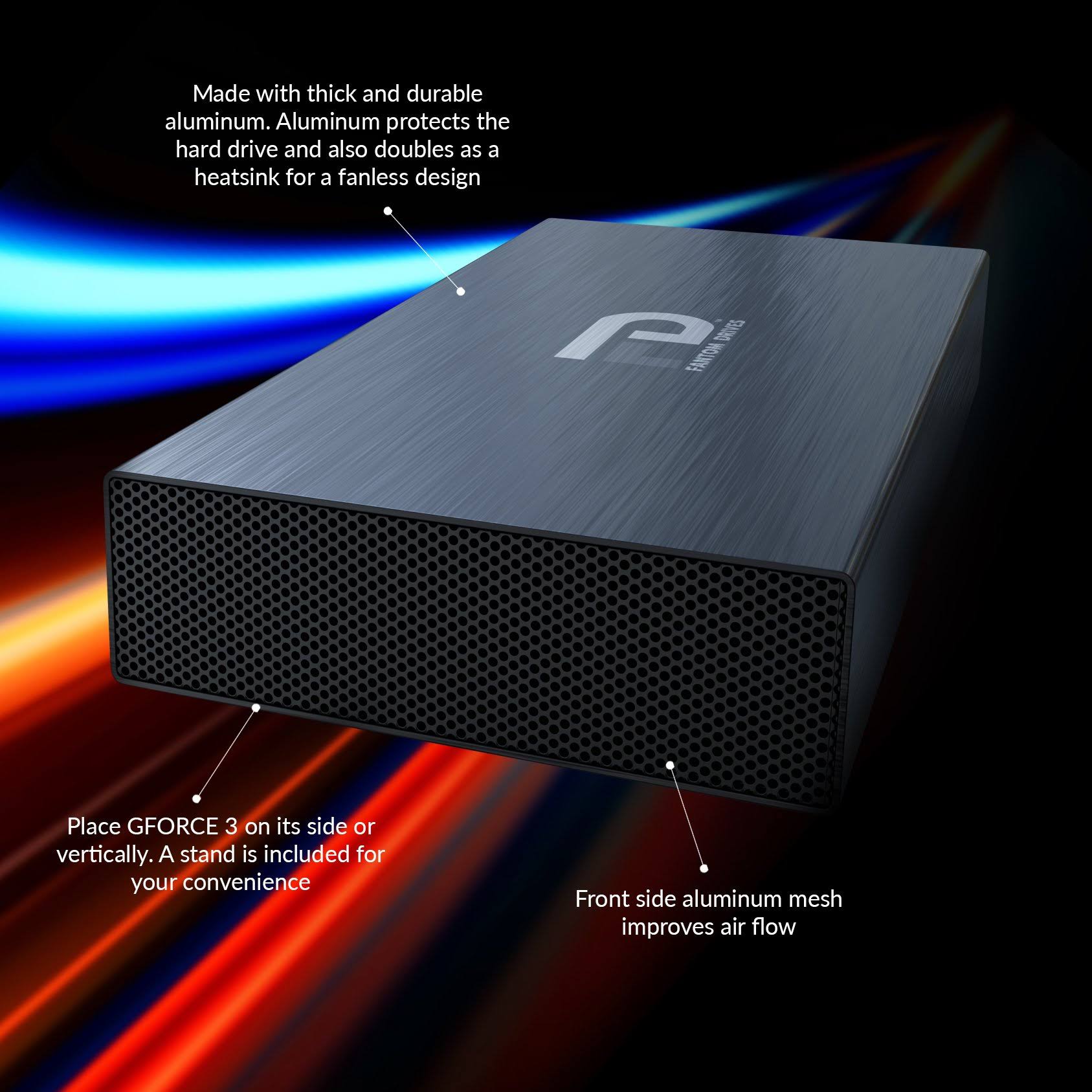 10TB 7200RPM USB3.0/eSATA Aluminum External Hard Drive H639
