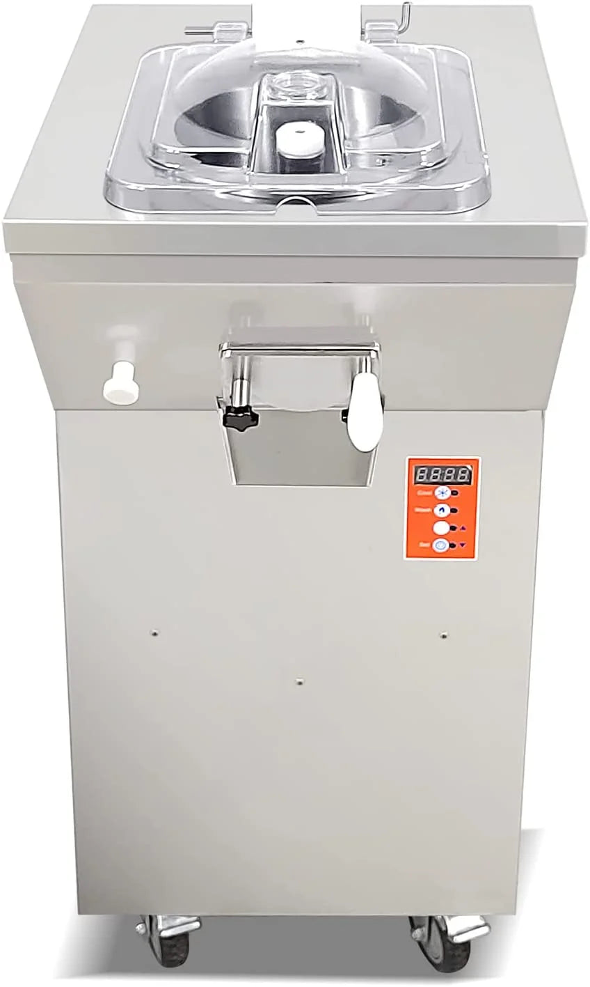 Commercial ETL Vertical Gelato Hard Ice Cream Machine, 5.8L Cylinder Q776