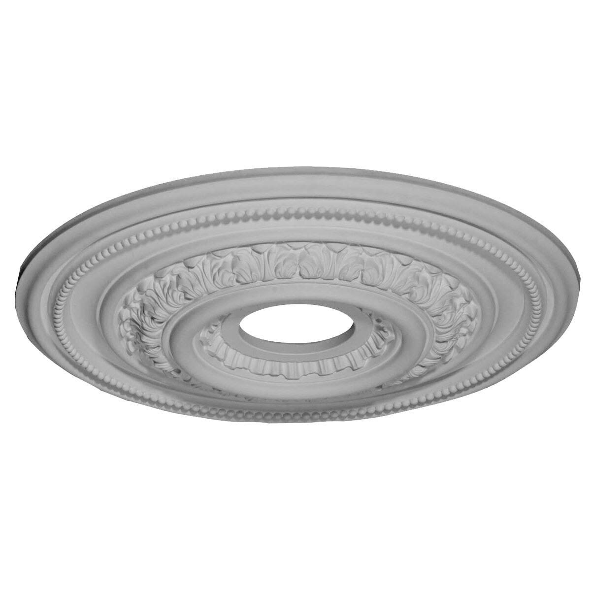 17 5/8x22OD x 3 5/8x22ID x 1 7/8x22P Hand-Painted Burnished Mahogany Ceiling Medallion Z995