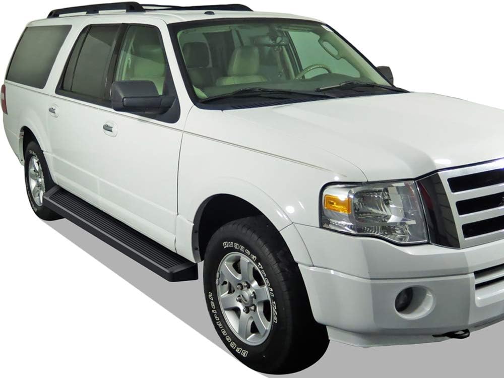 Black Running Boards for Ford Expedition SUV 4-Door J567