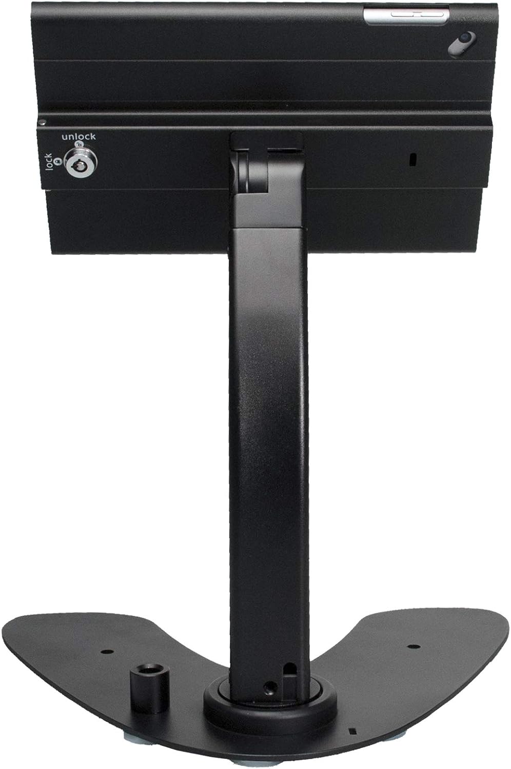 Black Locking Security Stand with 360-Degree Rotating Base N8737