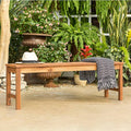 Acacia Wood Patio Bench in Brown G8889