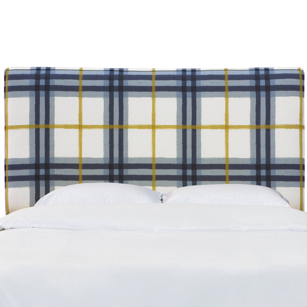 Navy Ochre Twin Headboard C8561