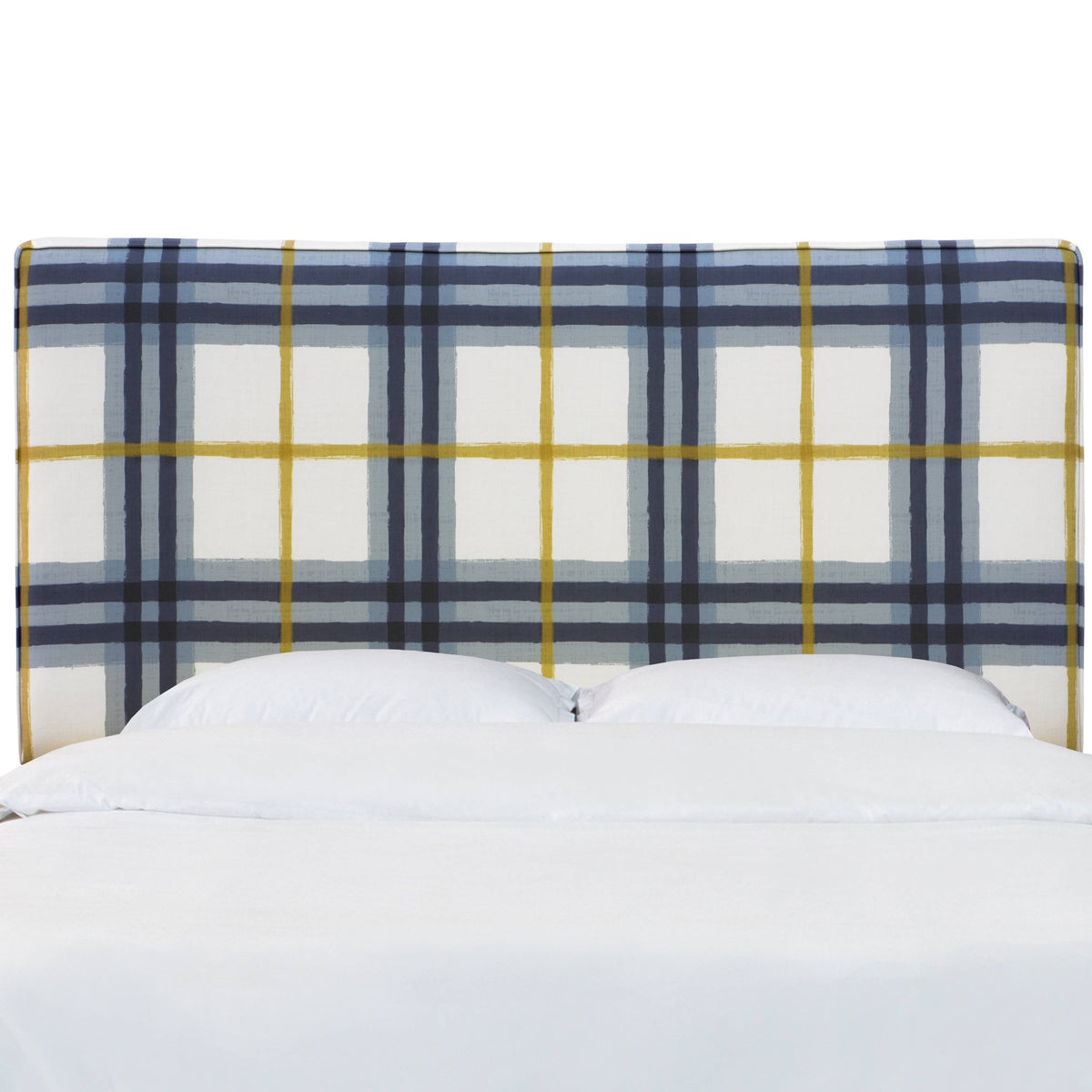 Navy Ochre Twin Headboard C8561