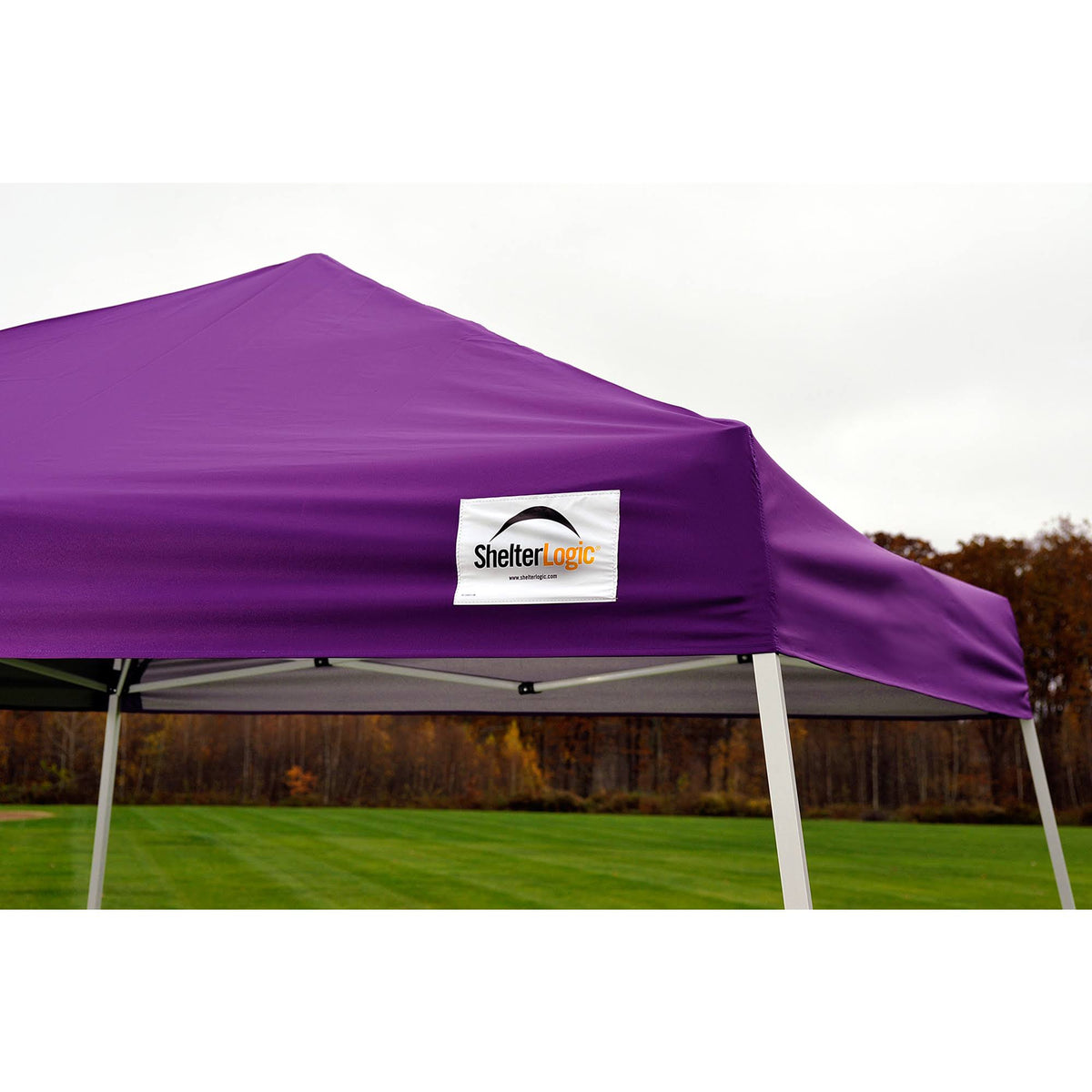 Purple 12 ft. W x 12 ft. D Slant Leg Pop-Up Canopy G834958