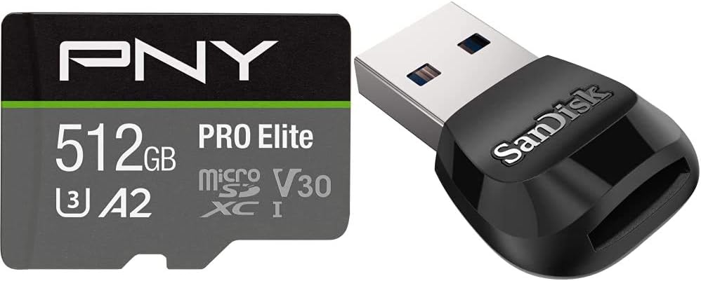 1TB PRO Elite Class 10 U3 V30 microSDXC Flash Memory Card F63455