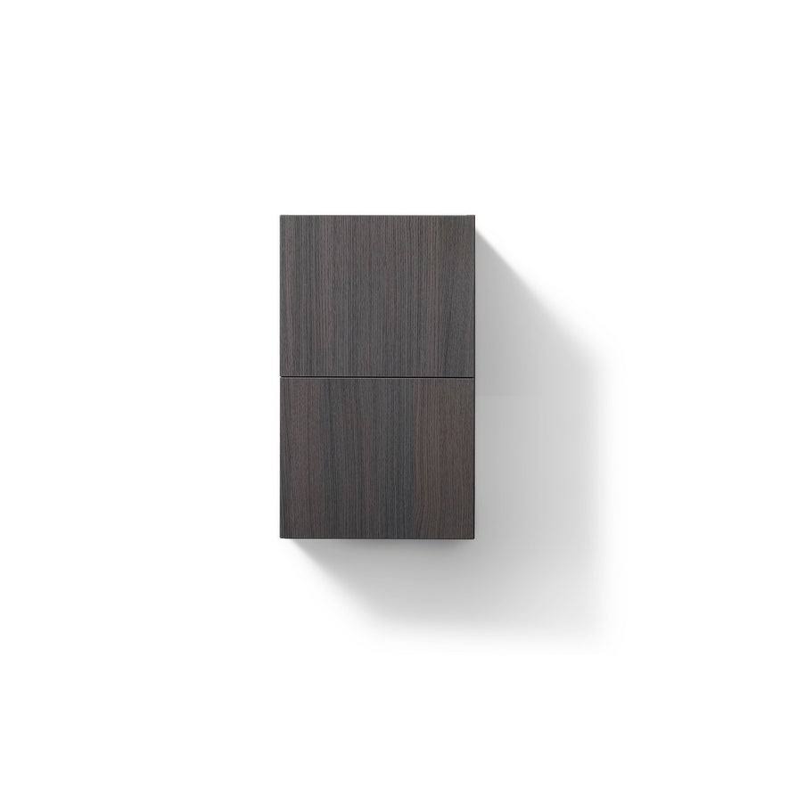 Gray Oak Linen Side Cabinet with 2 Storage Areas N84735