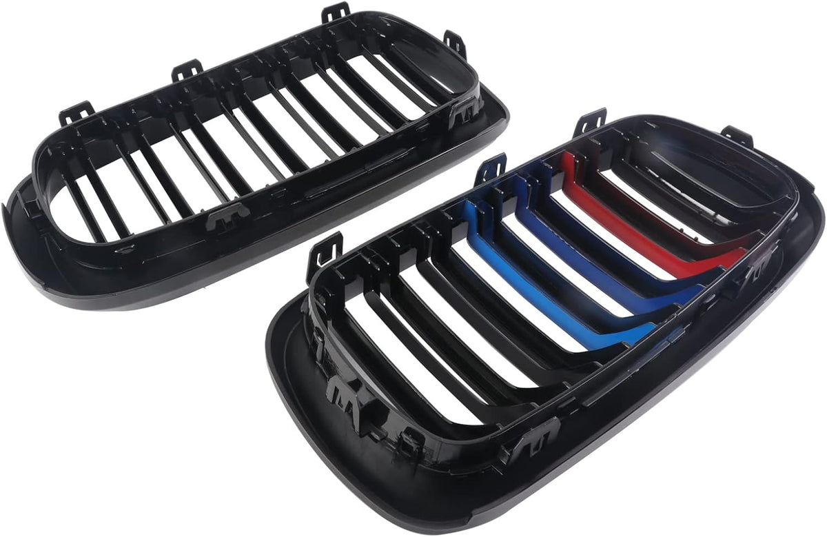 Gloss Black ABS Grills Pack of 2 C5376