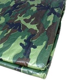 Green Camouflage Tarp 8x8 Weave H622836