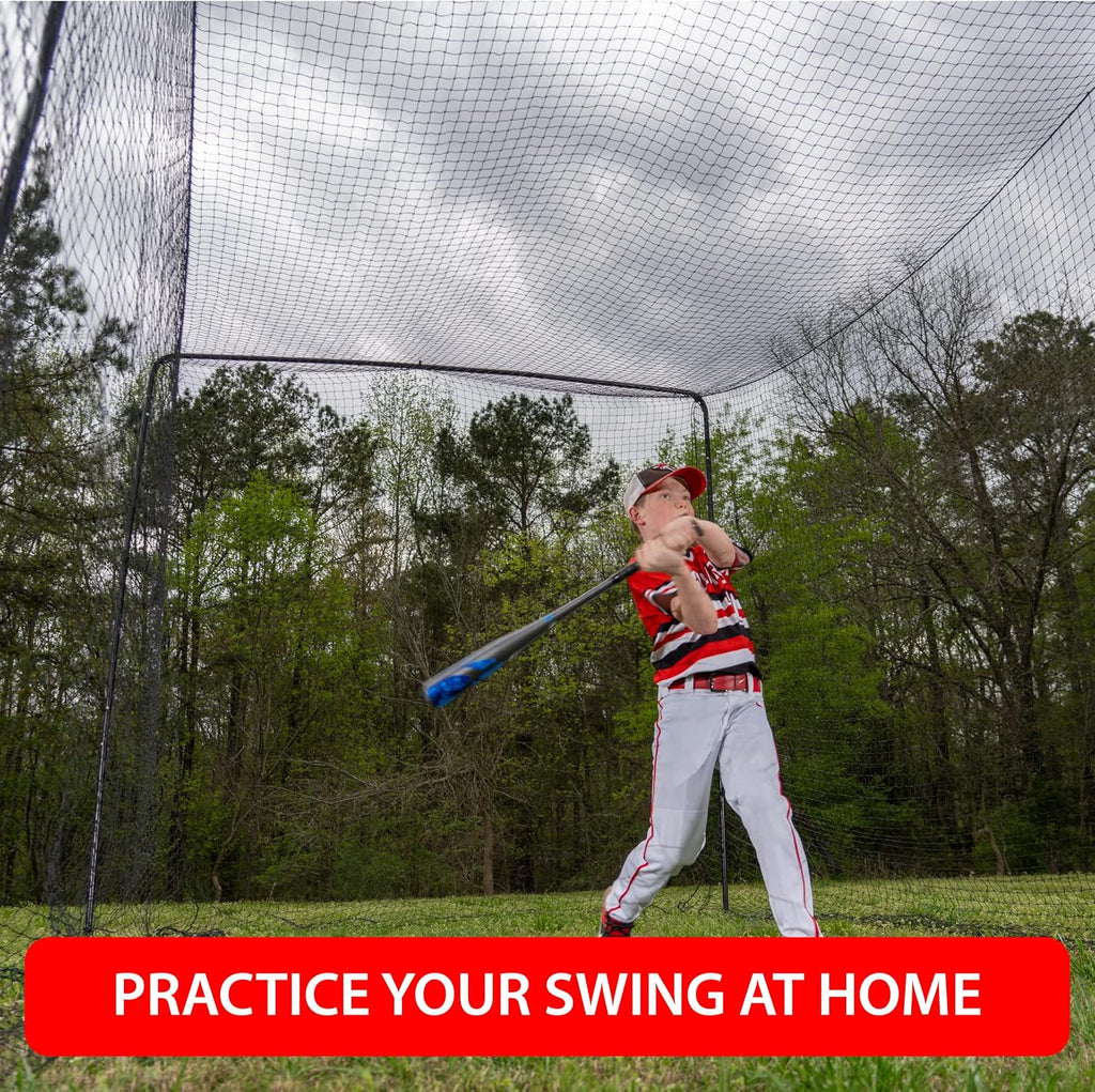 40 and 60 Foot Batting Cage with Frame and Netting B236
