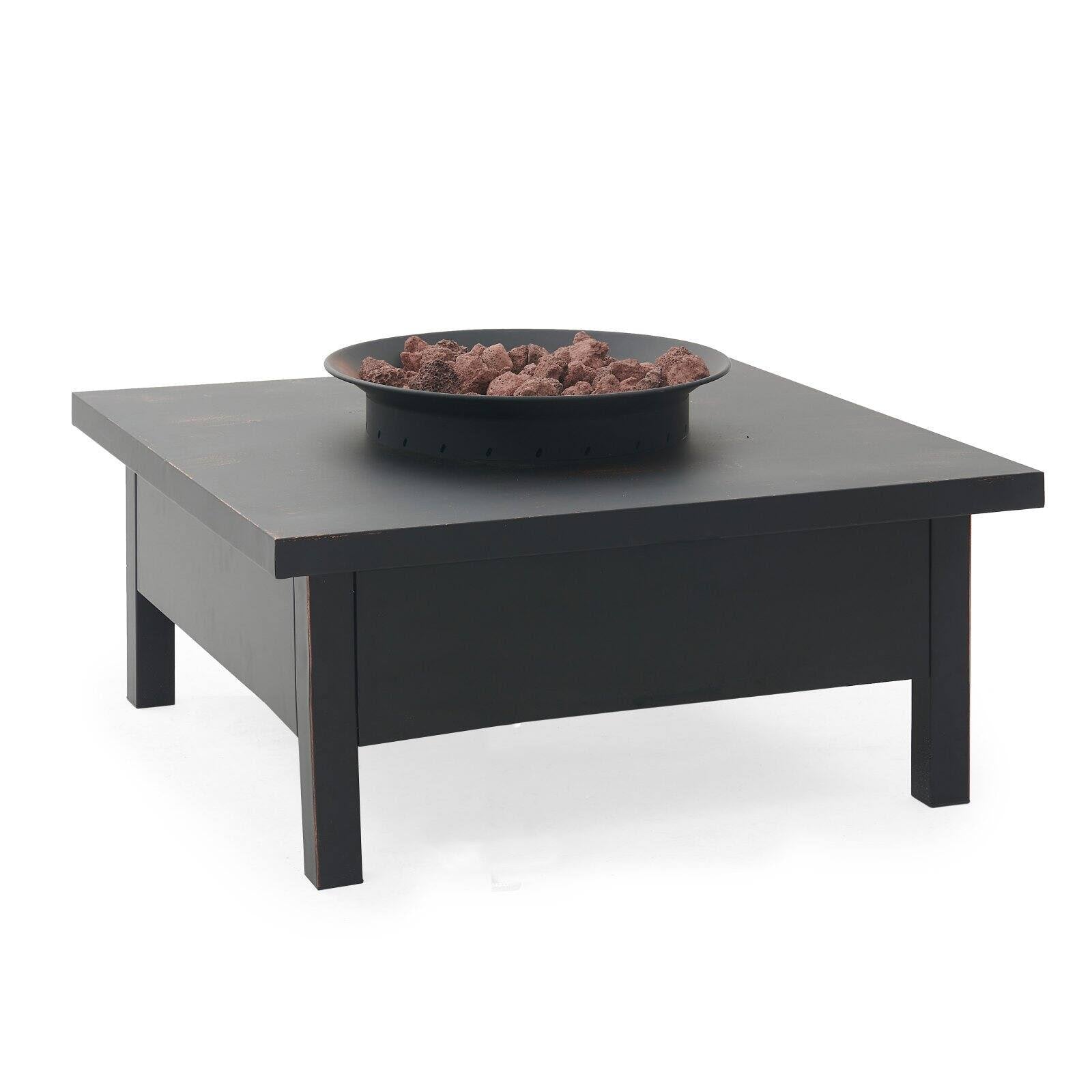 Black Gas Fire Table 35 in F2104