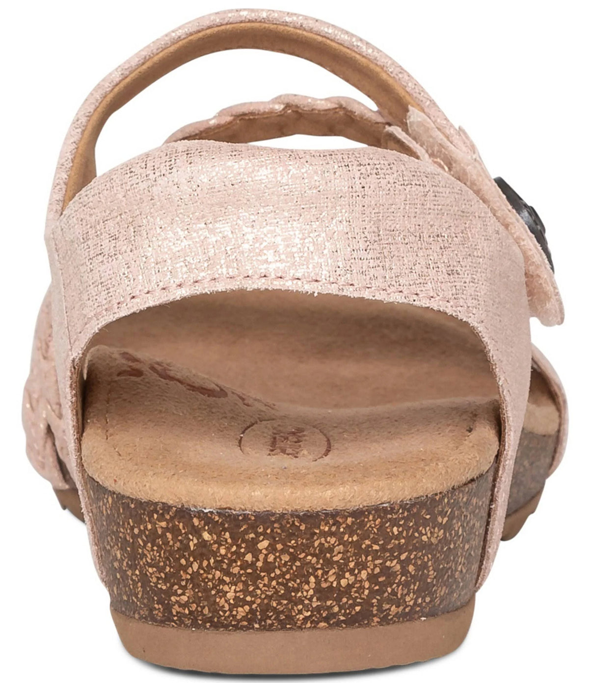 Jillian Braided Quarter Strap Gold Shoes L2774