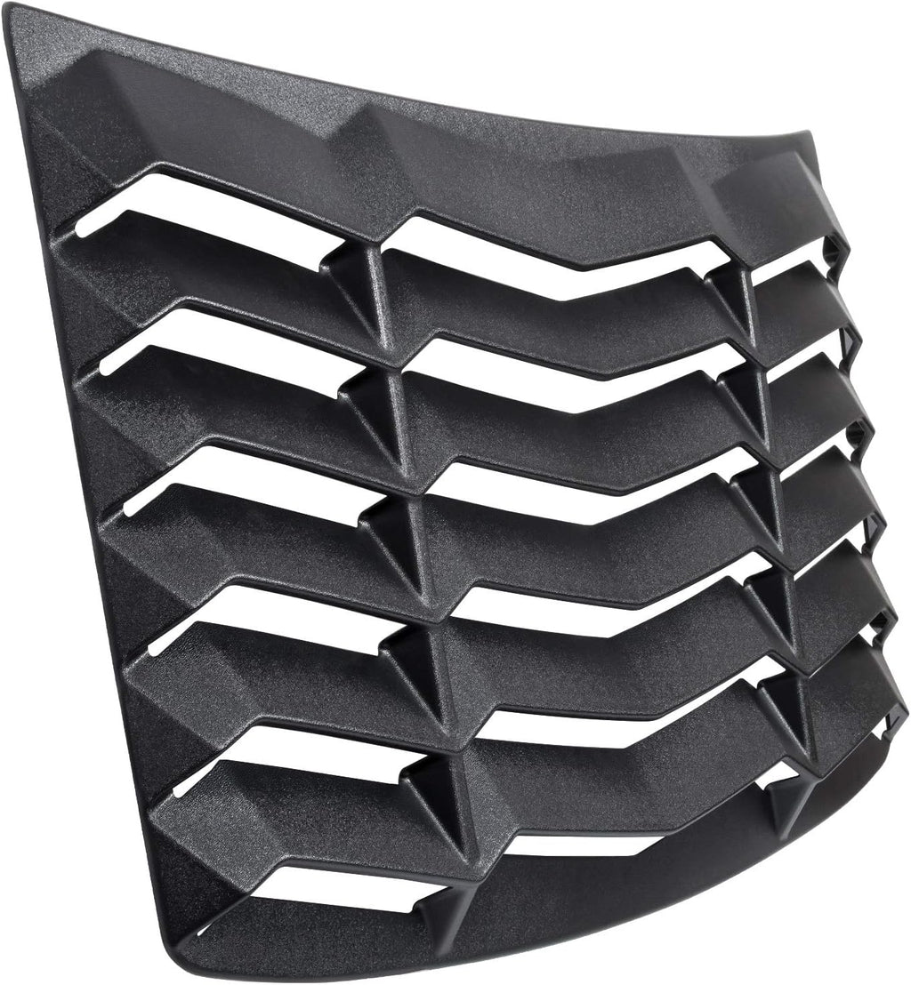 Rear Window Louver Sun Shade Cover Matte Black ABS for Chevy Camaro 2010 2015 X49264