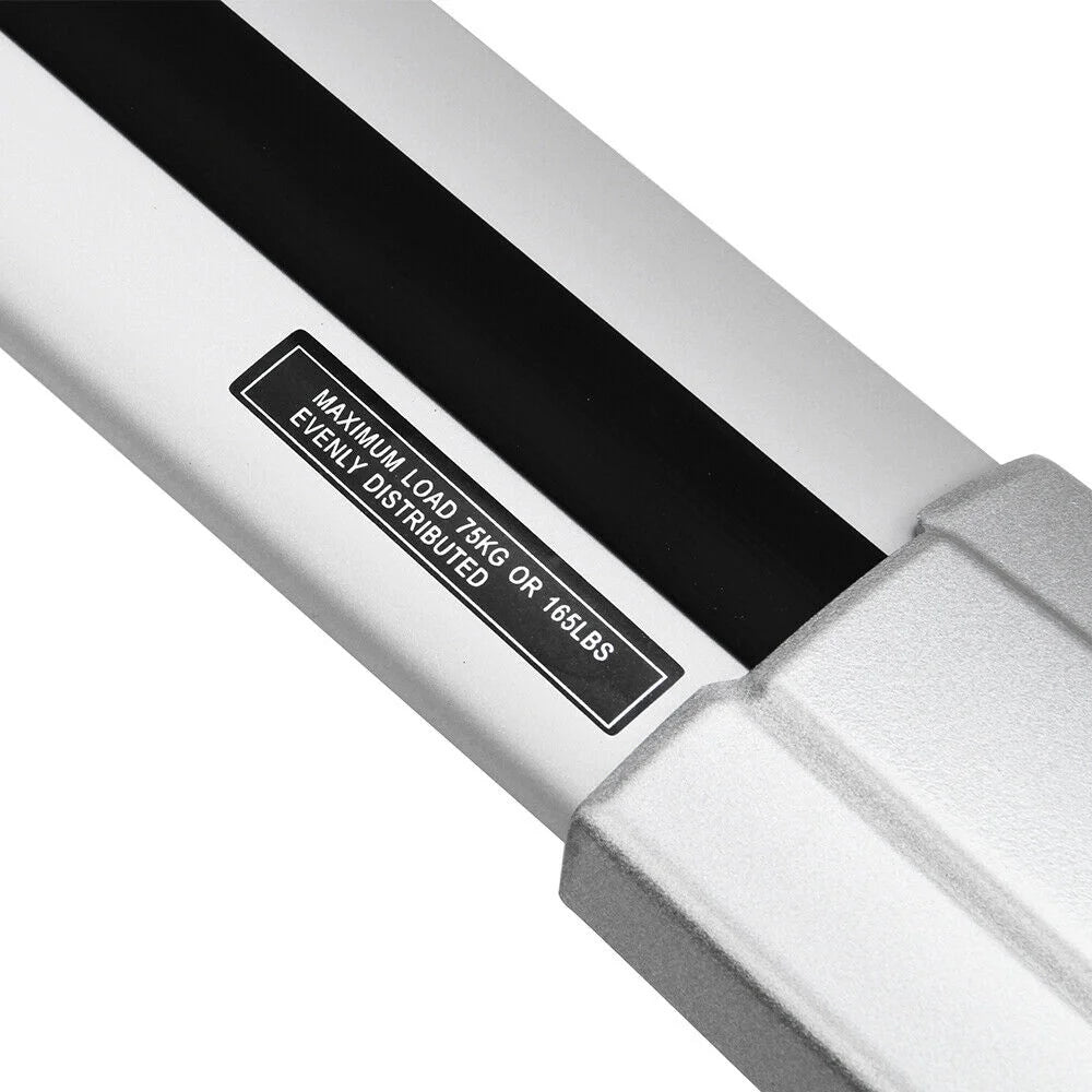Silver Cross Bar Roof Rack Rail Luggage Carrier G458047