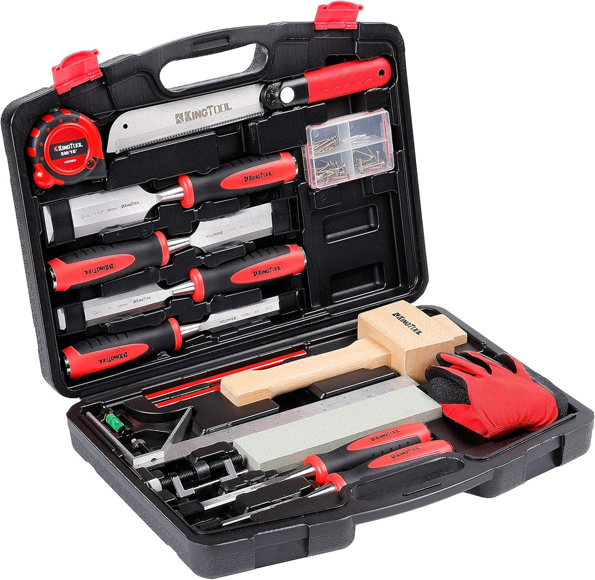 87 Pc. Wood Chisel Set with Storage Case J2734