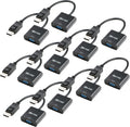 DisplayPort to VGA Adapter 10-Pack, Male to Female Converter Cable S86748