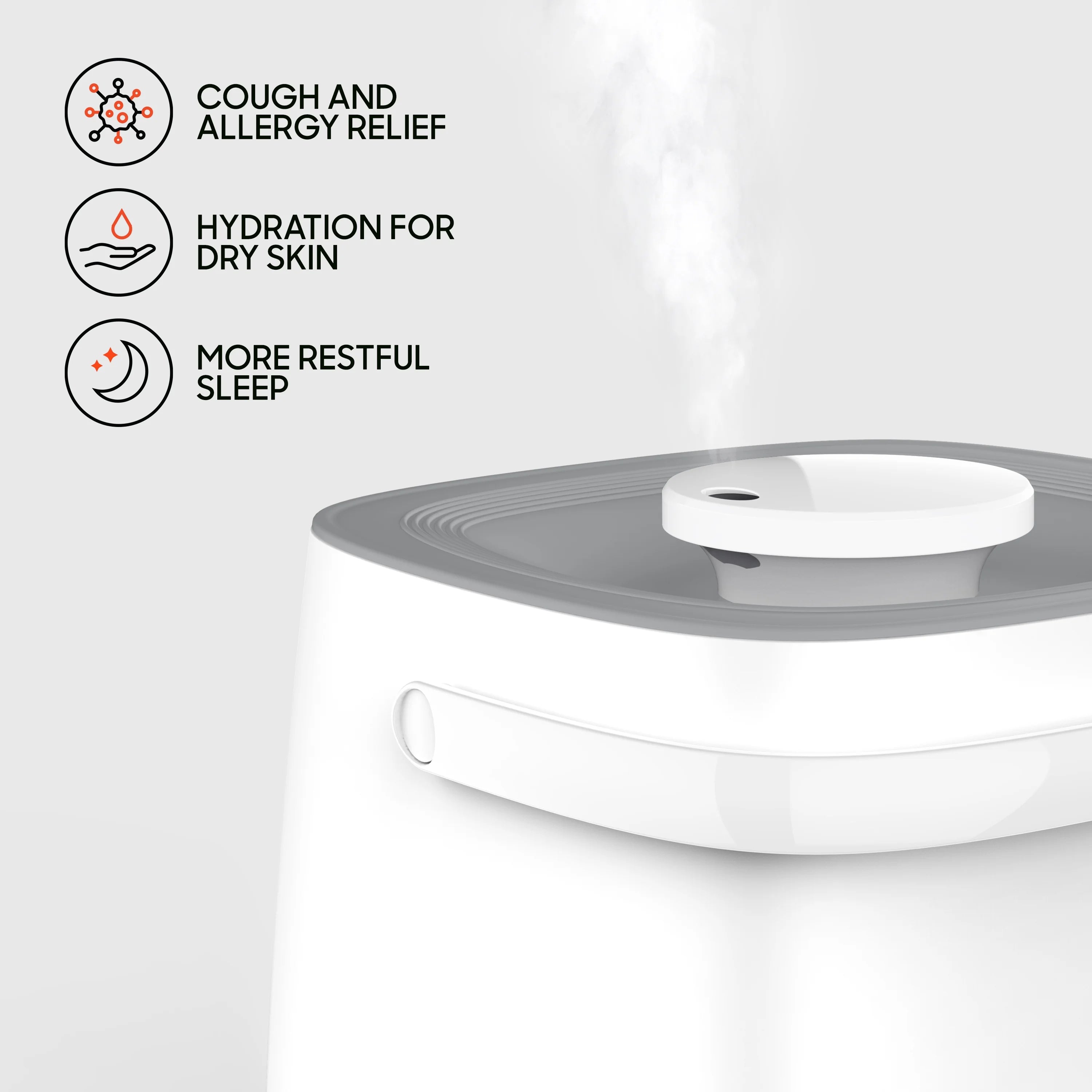 White Ultrasonic Humidifier N323