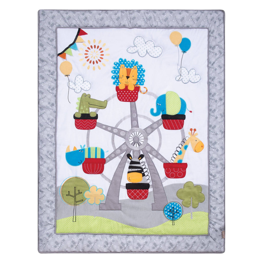 3 Piece Crib Bedding Set A4105