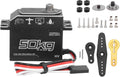 50KG Waterproof Stainless Steel Gear Digital Servo, Pack of 2 U810340