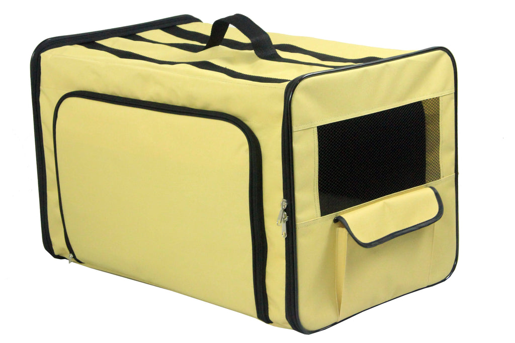 Blue Lightweight Collapsible Pet Dog Crate W414