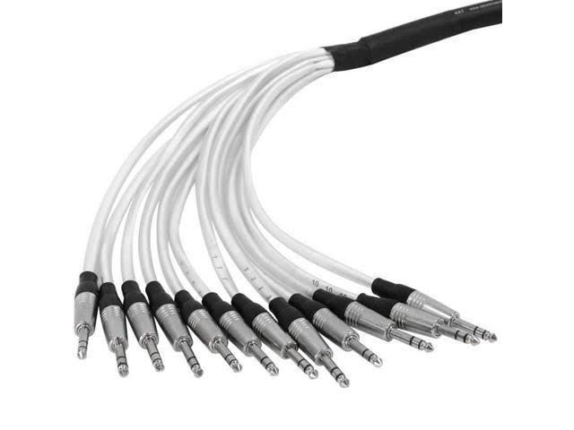 Audio cable 10 ft M Phone mono 6.35 mm to M Phone stereo 6.35 mm D5011