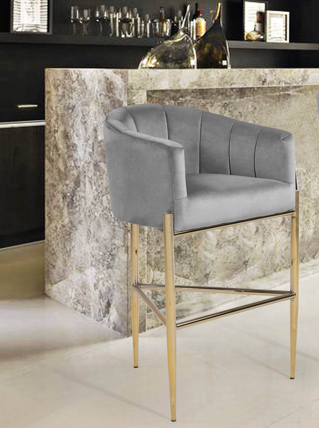 Silver Bar Stool W727