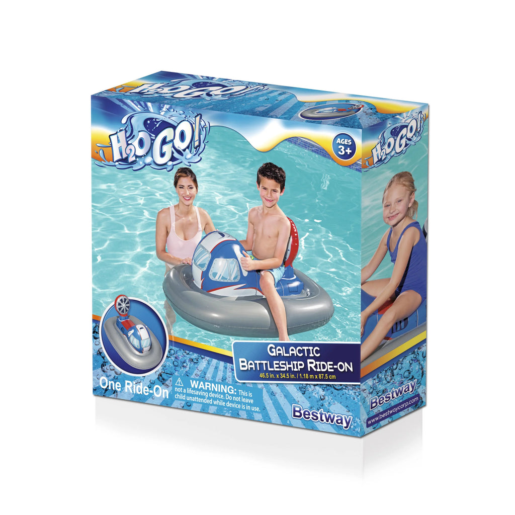 Galactic Hovercraft Ride-On Pool Float D8446