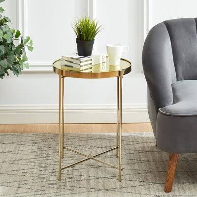 Gold End Table O891