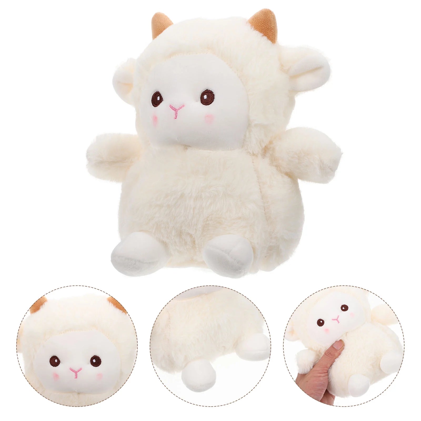 Adorable Stuffed Lamb Dog Chew Toy K5241