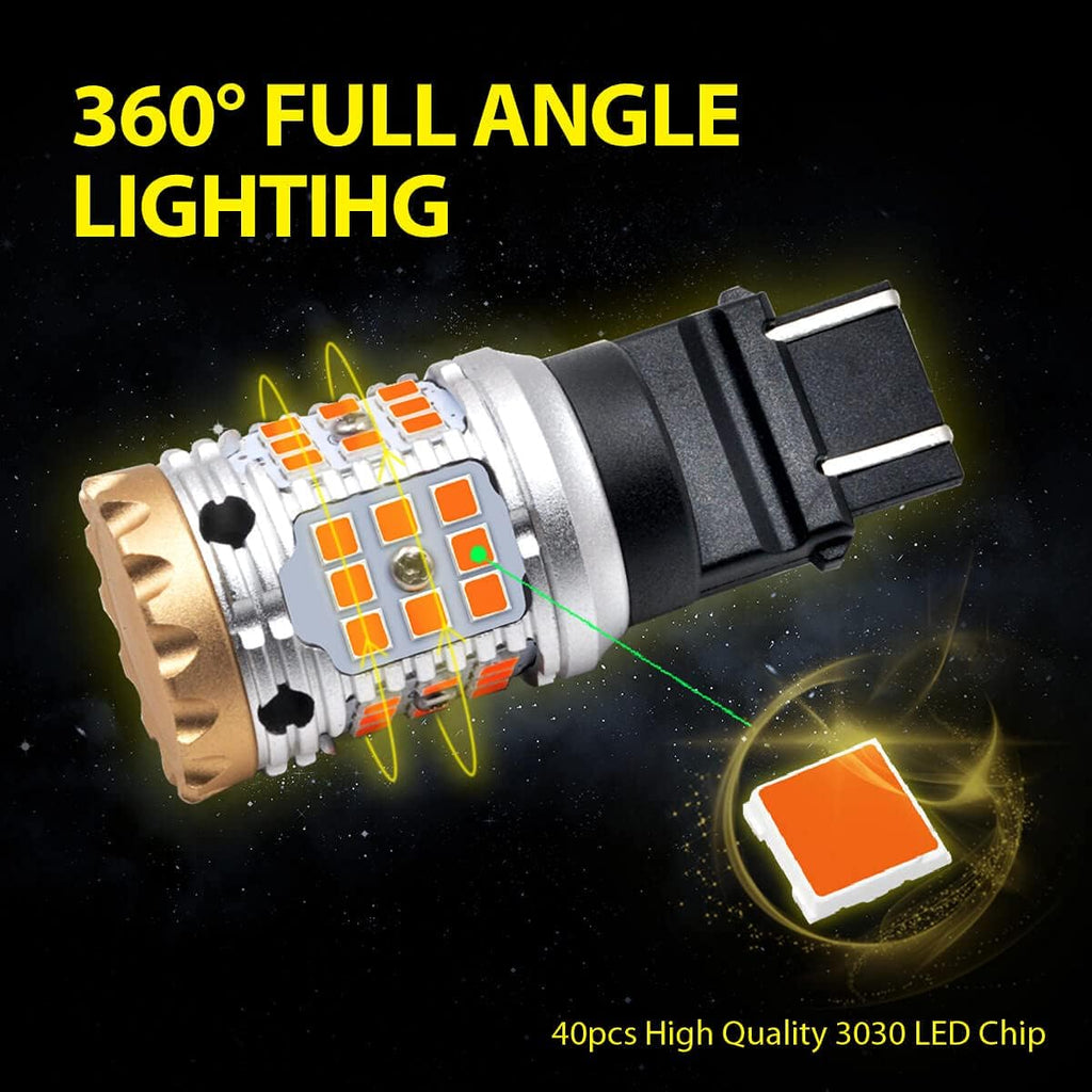 3157 LED Bulb Amber/Yellow with Standard Socket B10967