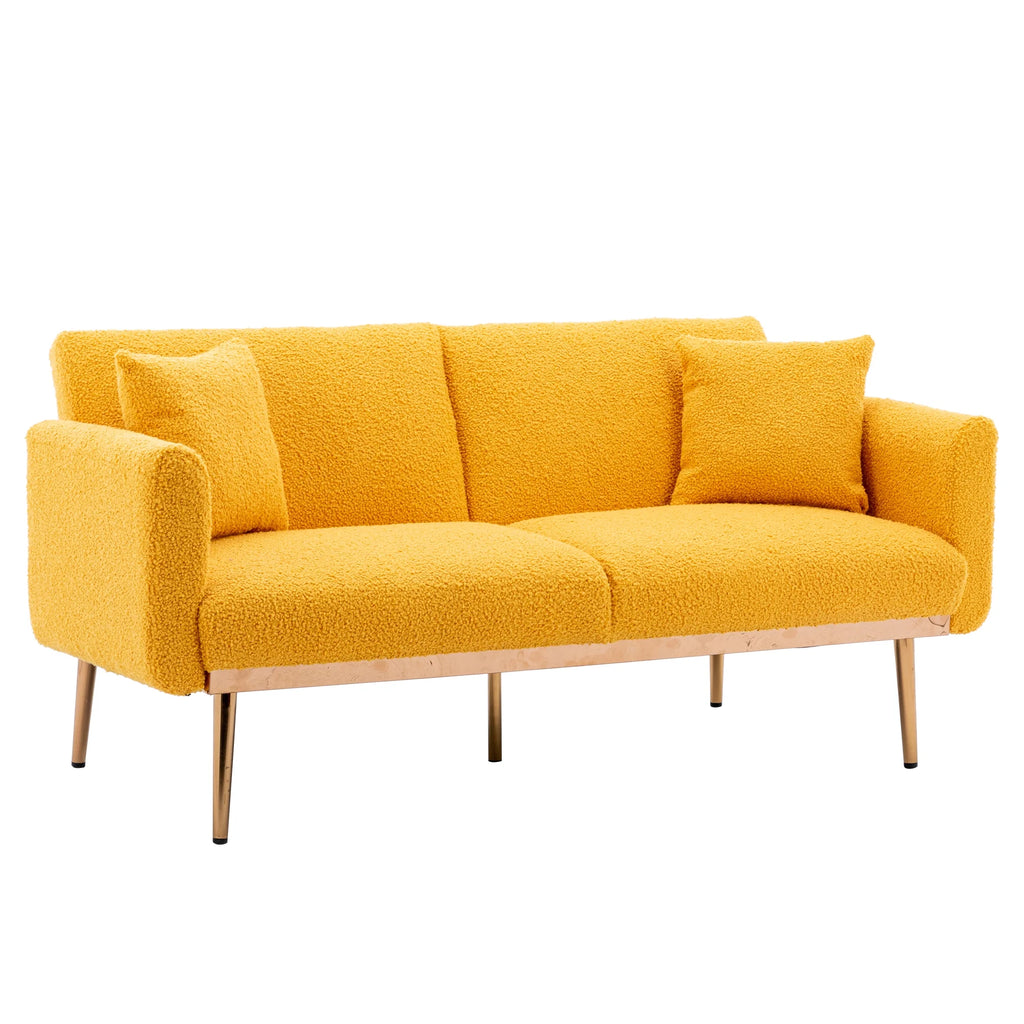 Yellow Velvet Sofa Loveseat Set S888488