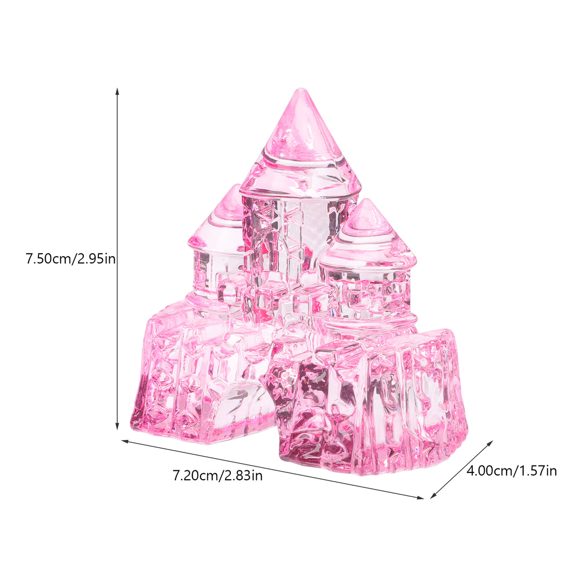 Crystal Castle Toy Princess Craft Ornament B221